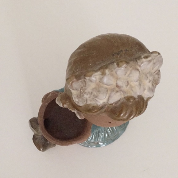 Vintage KIC Japan Ceramic Vase Planter Figurine - Picture 6 of 14